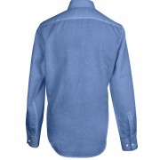 košile lněná tmavě modrá-2